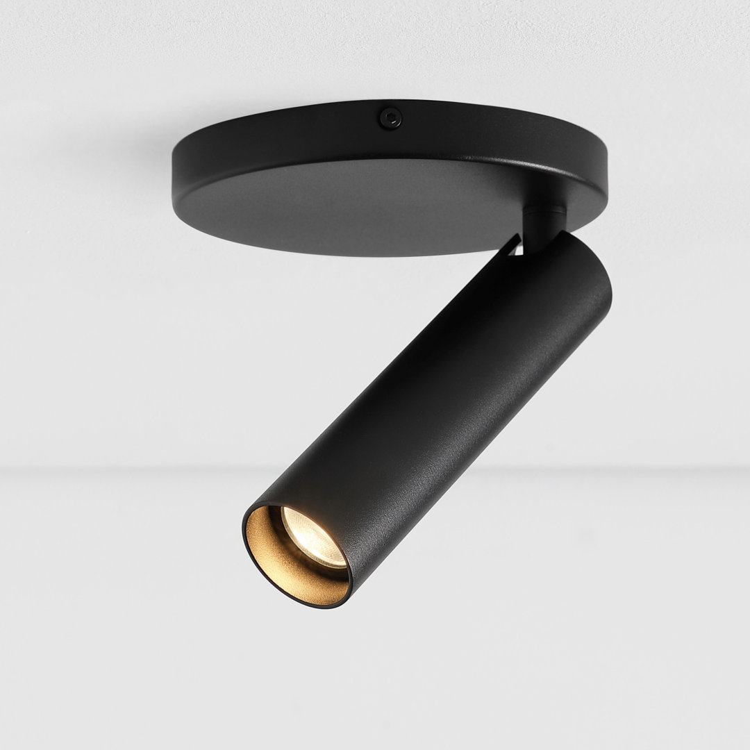 Vidalite Modern LED Surface Mount Pinhole Monopoint Sconce Lighting, Adjustable Flush Mount Spot Light Head, White Vidalite