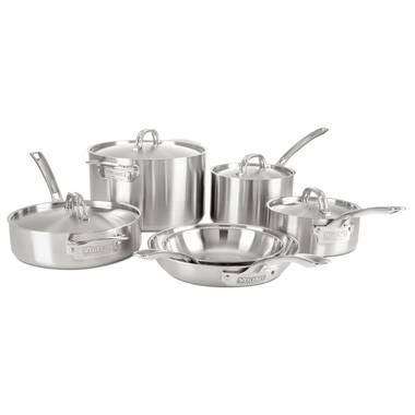 Hestan Thomas Keller Insignia® Tri-Ply Stainless Steel 11-Piece Cookware Set