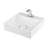 WS Bath Collections Vision 15.9'' Glossy White Ceramic Square Bathroom Sink