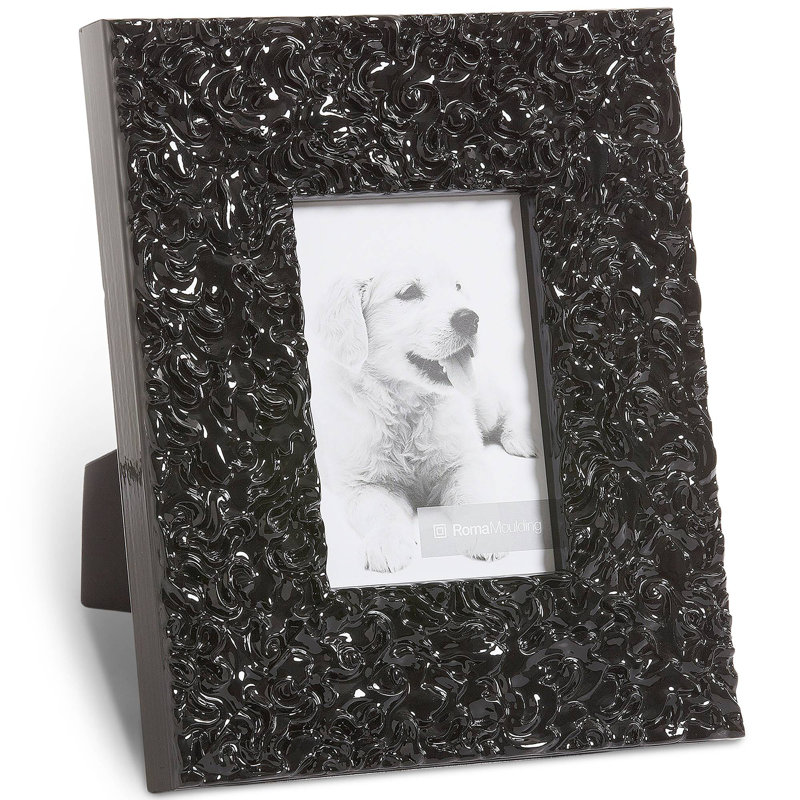 Cadre photo Lavo, 5 po x 5 po, Noir électrique