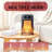 Portable Indoor Space Heater With Led Display, Auto Temperature Control, Eco Mode, 0-12h Timer, Quiet For Home Or Office