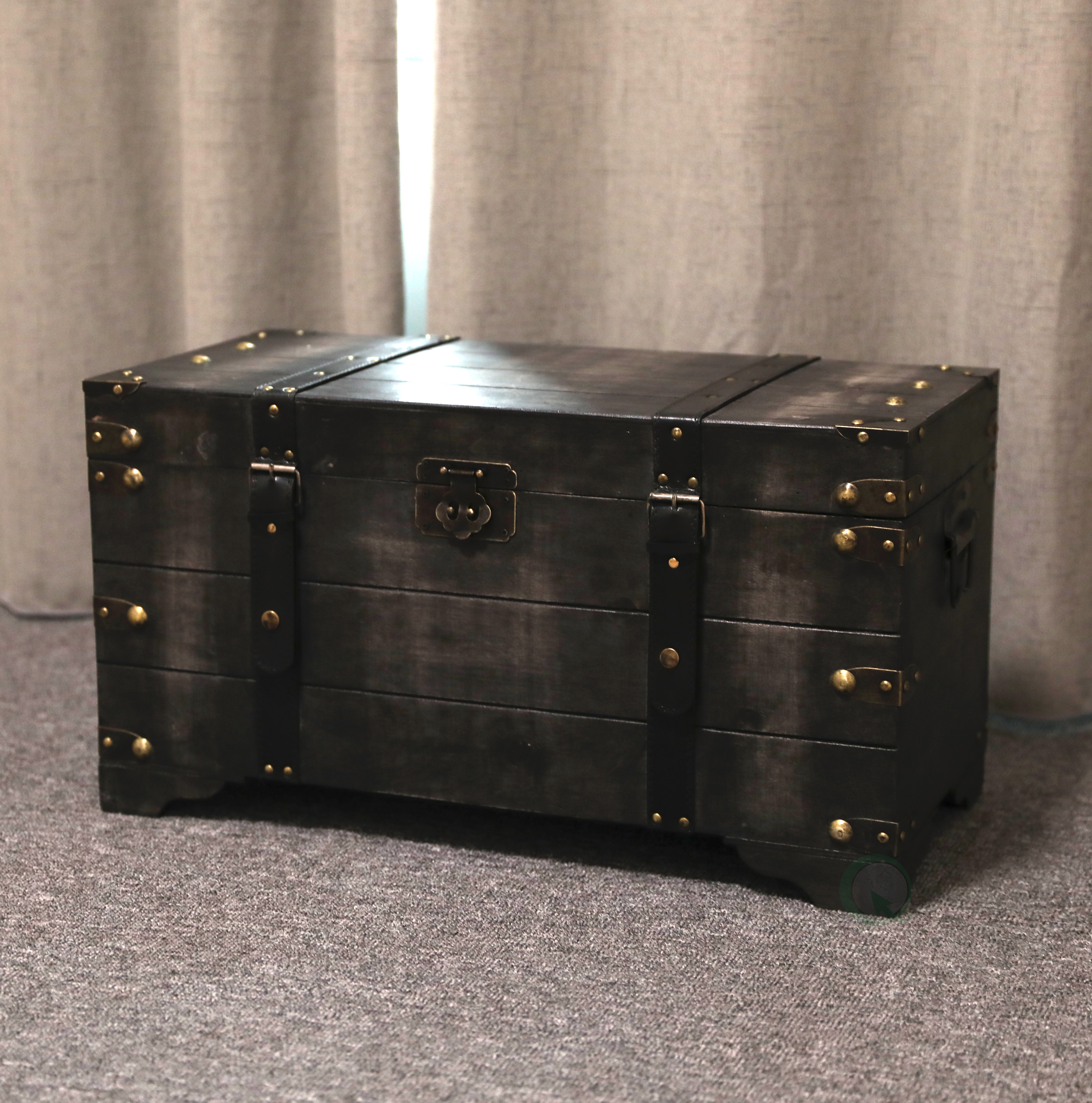 Vintage Black Trunk