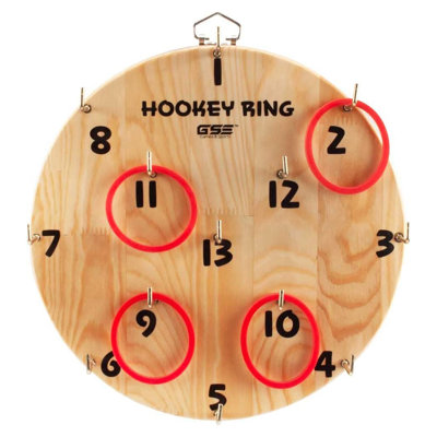 Wall Mounted Hookey Ring Toss Game -  GSE Games & Sports Expert, OG-1603