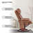 Kimmons Reclining Chairs with Ottoman, 360 Degrees Swivel Recliners with Massage, Faux Leather-1563903955