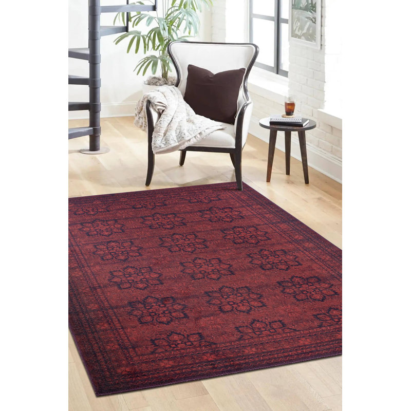Luxurious Red Carpet Area Rug, 2.5 x 5.0 Feet | 100% Polyester, 1850 g/m² | Pile Height: 0.16 Inches | Recycled Poly Cotton Underside, Machine Carpet | Perfect for Home Décor, Living Room, or Bedroom