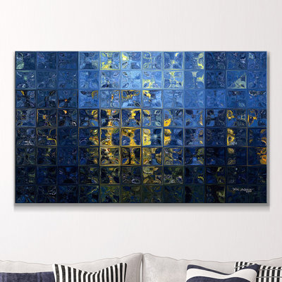 « méditerranéen », reproduction d’art sur toile
