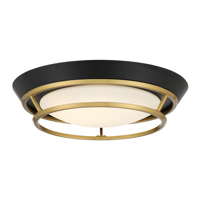 Dilyara Glass LED Flush Mount