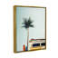«Surf Bus Yellow with Palm Tree», photographie sur toile par Design Fabrikken-71356043-71356044