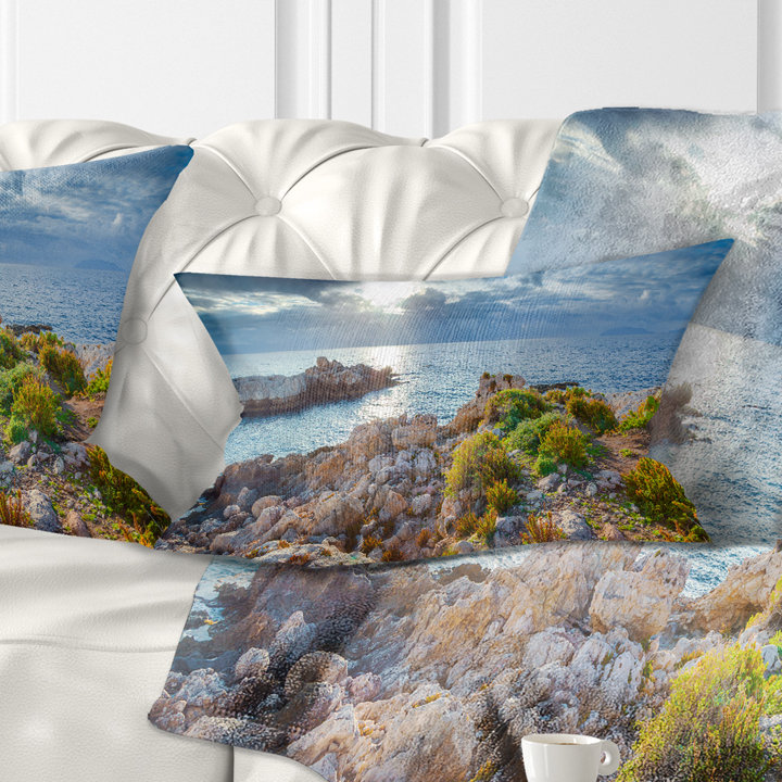 Oreiller en piscina di venere reserve, 12 po x 20 po, Coussin lombaire