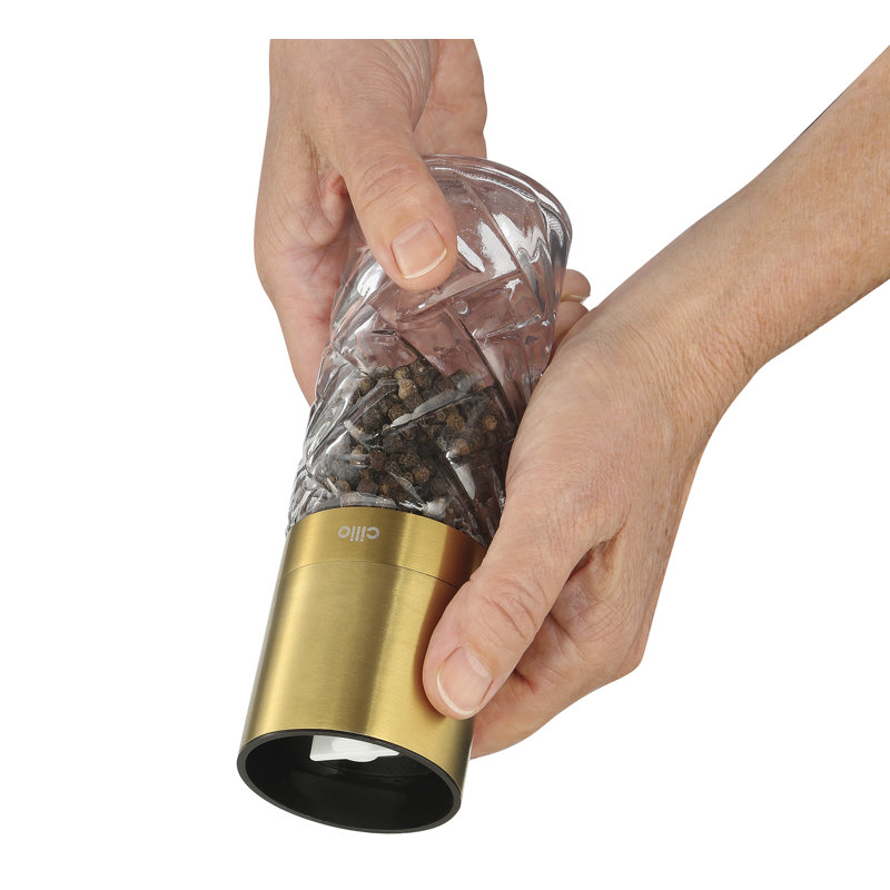 Cristallo Salt & Pepper Mill, Gold