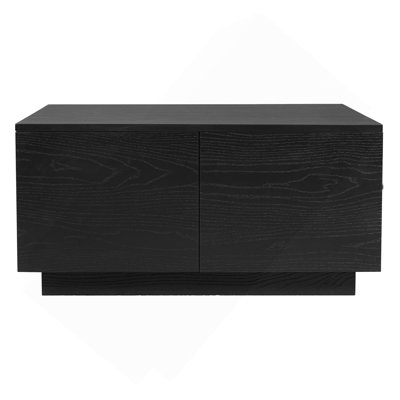 33.25" Square Coffee Table With 4 Drawers