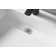 40 in. Wall-Mount or Countertop Bathroom Hidden Drain with Large Square Bowl