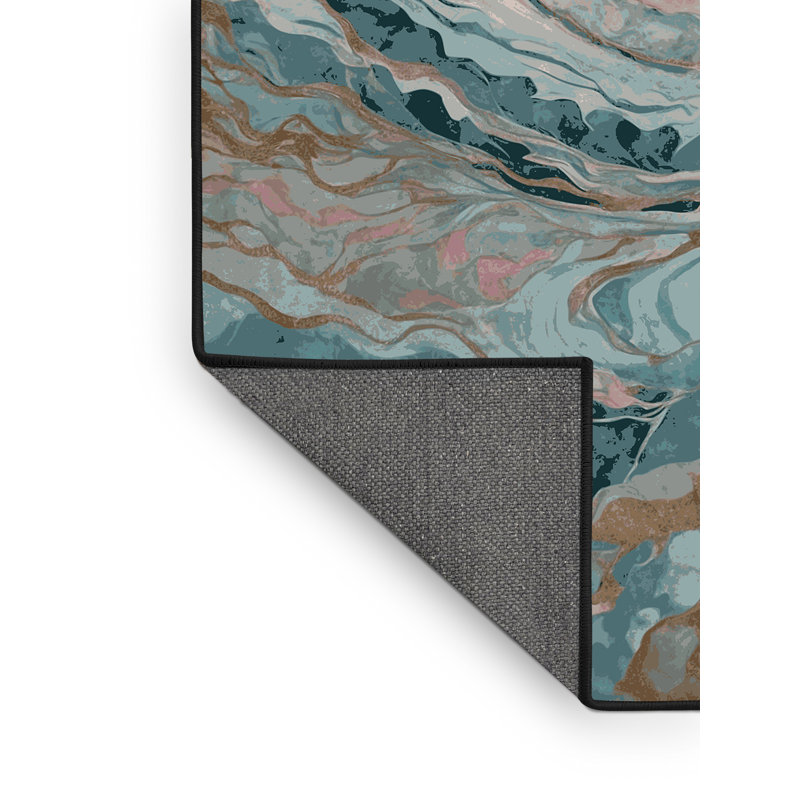 Tapis gris soyeux et moelleux, Carré 3 pi