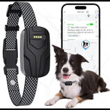 GPS Tracker & Health Monitoring For Dogs,Wireless Fence 2 In 1 Pet Tracking Smart Collar,Unlimited Range,Real-Time GPS Tracker For Pets,Wellness & Escape Alerts Waterproof,Works With Any Smartphone