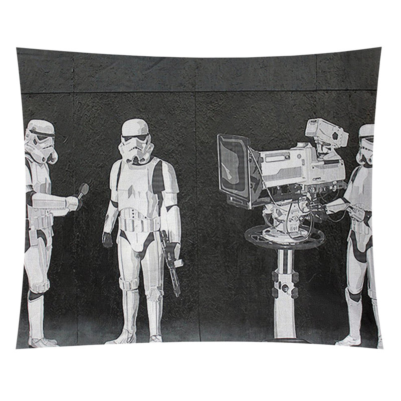 Tapisserie de film troopers en polyester, oscar, H 51 po x l 60 po P 1 po