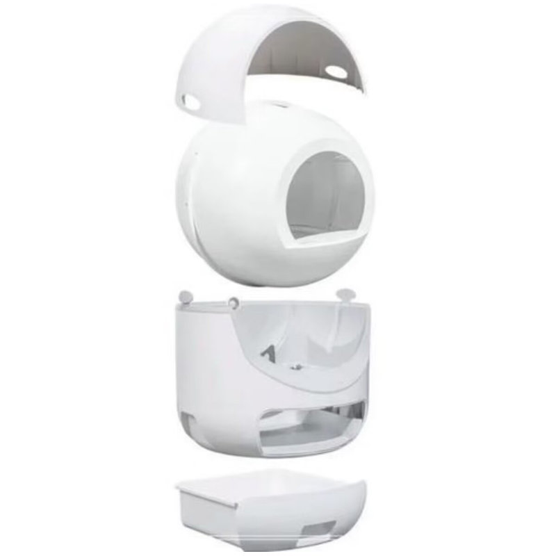 Self Cleaning Litter Box, Large Capacity Automatic Cat Litter Box Self Cleaning for Cats,Safety Protection