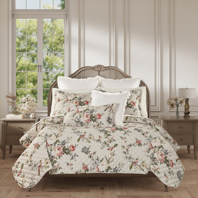 SONGBIRD KING/CAL KING 3PC. QUILT SET