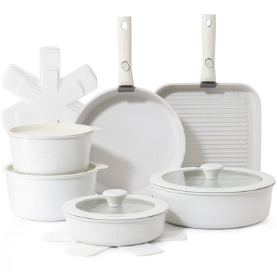 17 - Piece Aluminum Cookware Set