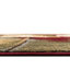 Tapis contemporain Trejo couleur vin carré-1469208215