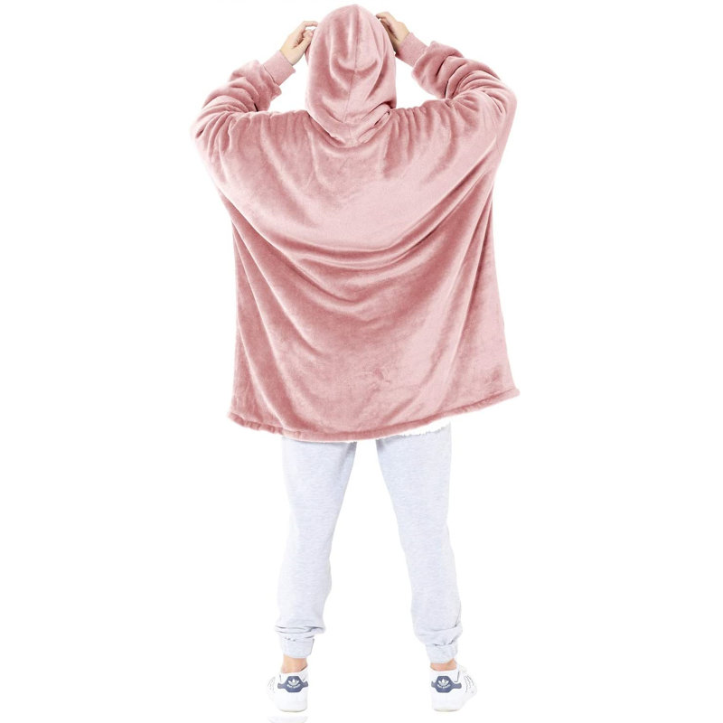 Martinsville Plain Weave / Muslin Throw Blanket, Blush