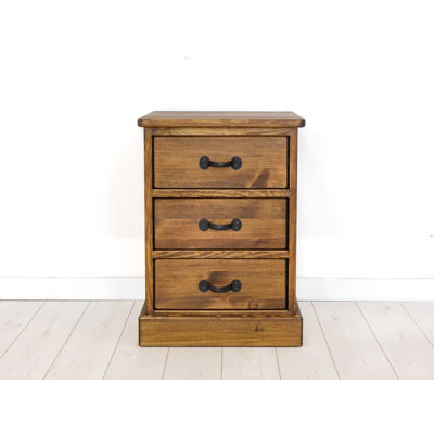 Dollard 50cm W Solid Wood Bedside Table