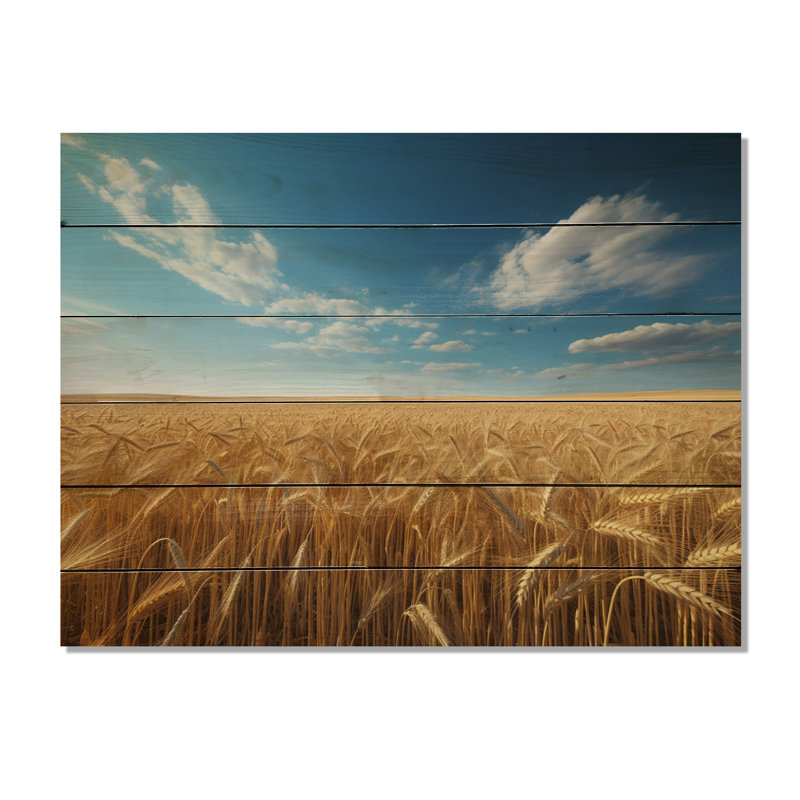 Canada Prairie Dreams sur impression sur bois, H 30 po x l 40 po x P 0,78 po