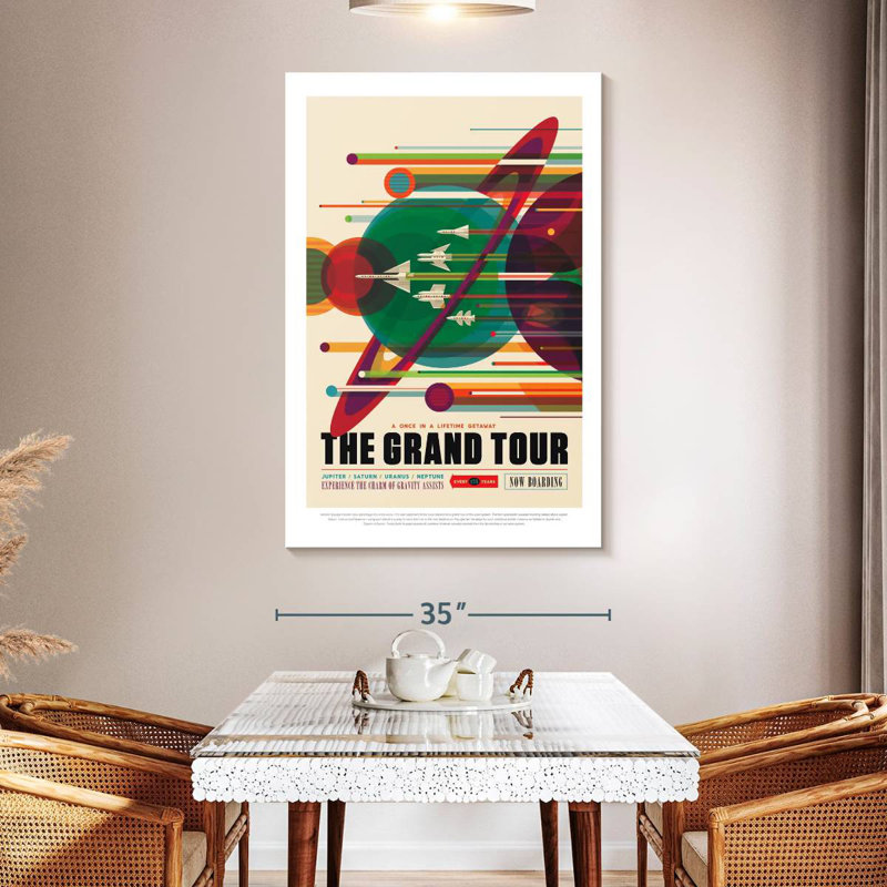 Oberle Retro Grand Tour, 51" H x 34" W