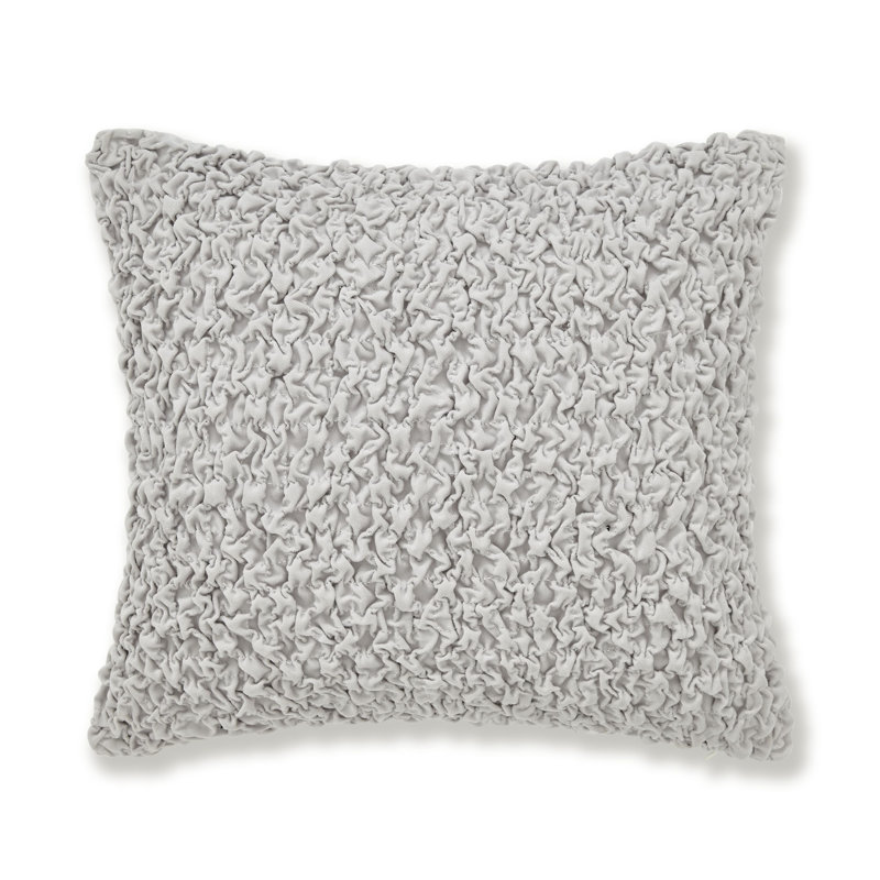 Festival Cotton Cushion with Filling, Grey