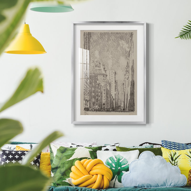 Vintage Sketch LXXX -Framed Print
