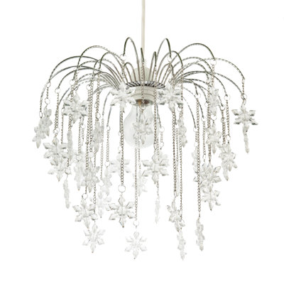 27cm H Metal Novelty Pendant Shade ( No Direct Attachment Method ) in Clear