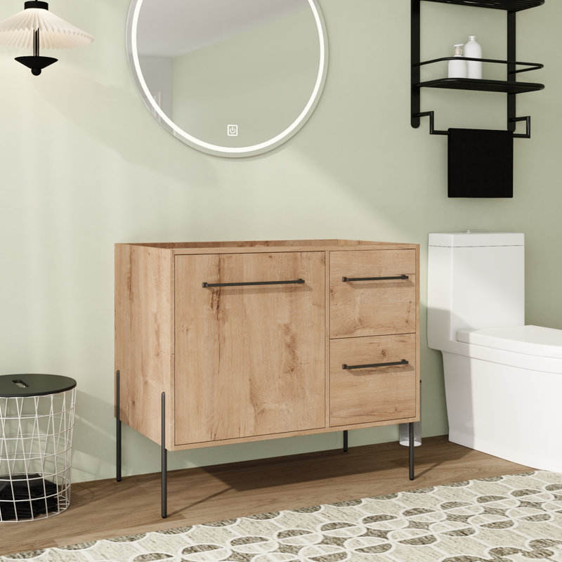 Nyrith 36'' Single Bathroom Vanity Base Only