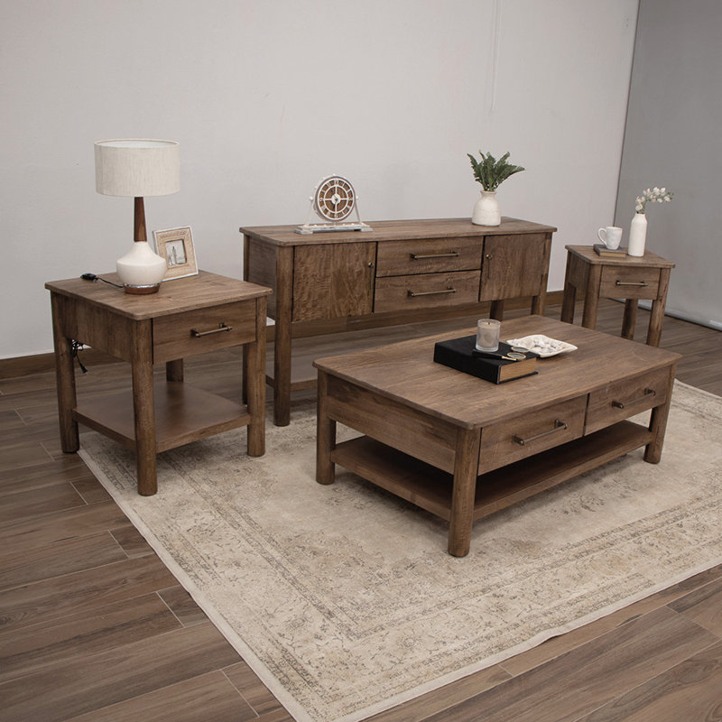 Quinn 59.75'' Solid Wood Console Table