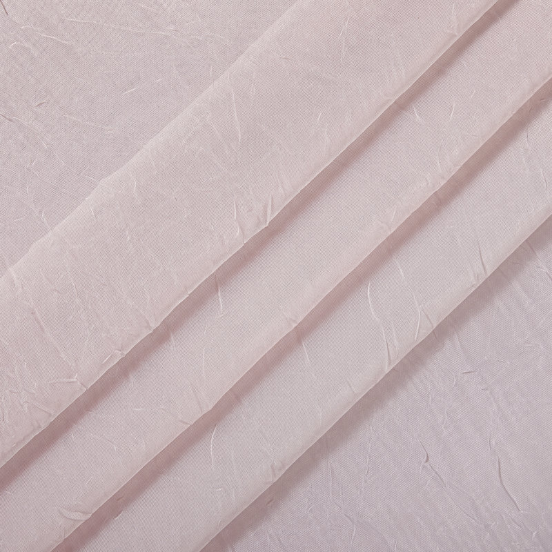 Emina Grommet Polyester Sheer Curtain Single Panel, Blush, 50" W x 84" L