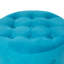 Wona 55cm Wide Velvet Tufted Round Pouf Ottoman-33289055
