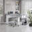 Techni Mobili Modern L-Shaped Desk With Side Shelves