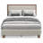Beverle Queen Solid Wood Bed Frame-744723408