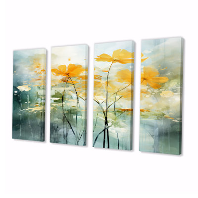 Edgardo - Décoration murale 4 boutons d'or
