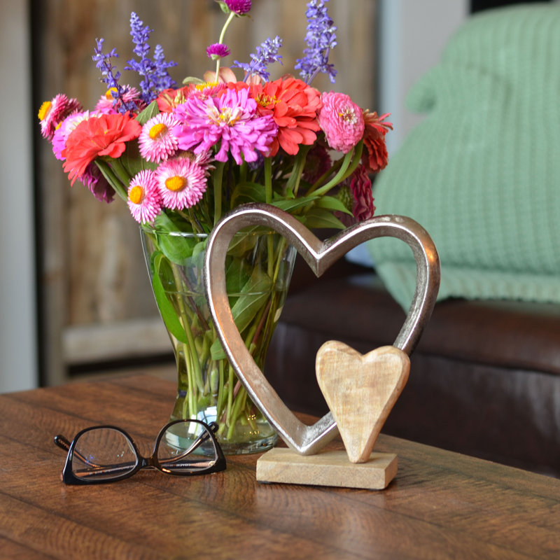 Double Eternity Heart Sculpture