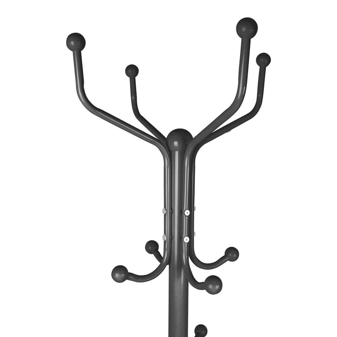 Steel Freestanding 12 - Hook Coat Rack