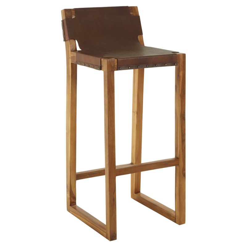 Natalie Solid Wood Counter Stool