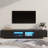 TV Stand With Fluted Tempered Glass Doors For Tvs Up To 95''-245037151
