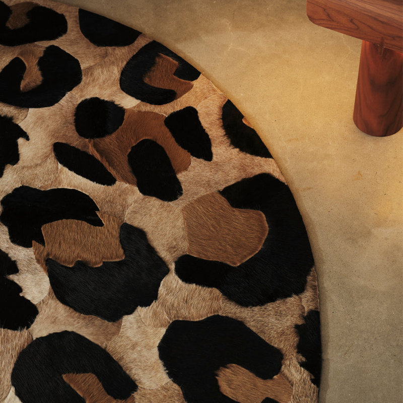 Amur Rug Round - Caramel