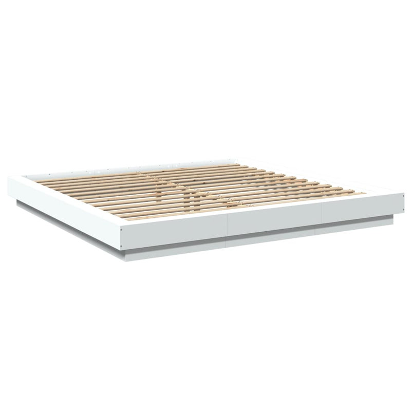 Bormann Bed, White, Super King (180 x 200 cm)