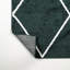 Tapis vert / blanc Bertrice-666644980