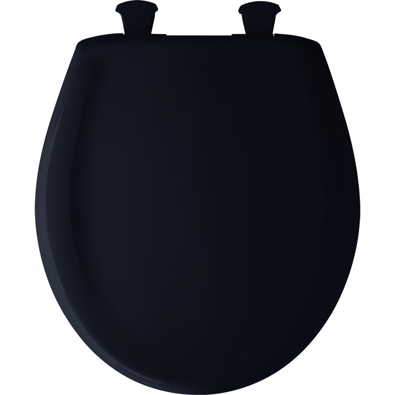 Round Toilet Seat and Lid, Navy