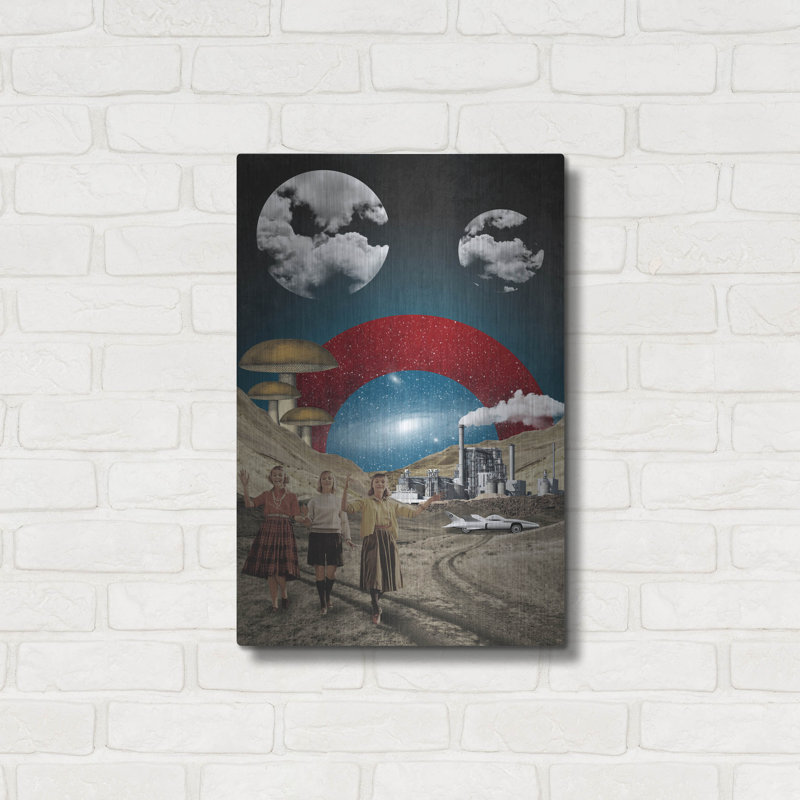 «Uncertain Futur» par Elo Marc, H 24 po x l 16 po