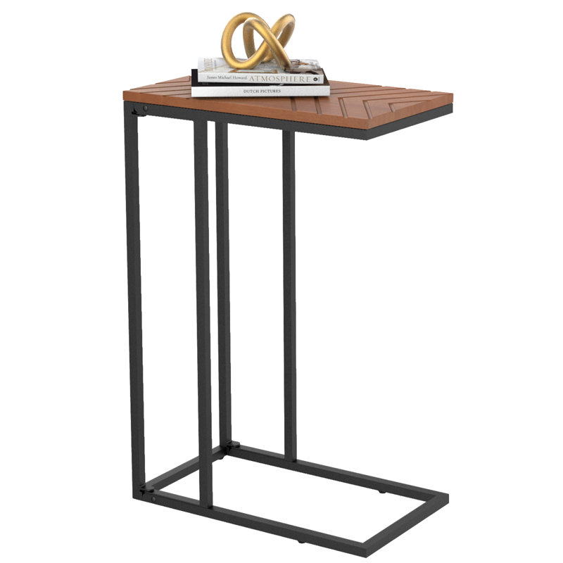 C-Shape End Table Foldable
