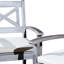 Chaises de salle à manger d'extérieur en bois massif (de 2) - Gris argenté pour 2 personnes avec - et caractéristiques