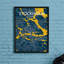 Stockholm City Map - No Frame Print-1431635304