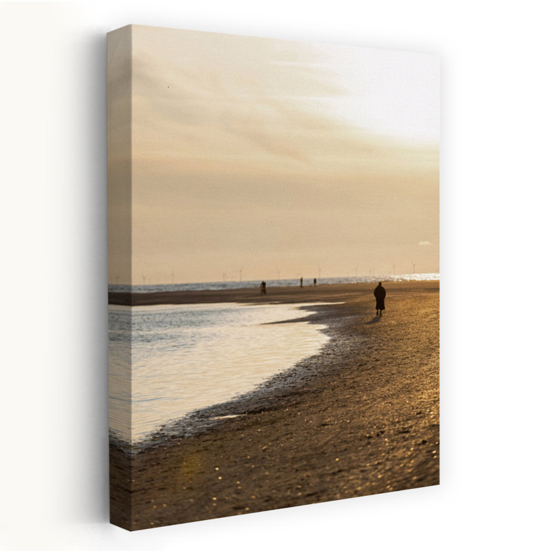 Art contemporain, paysage abstrait, paysage côtier, H 24 po x l 16 po